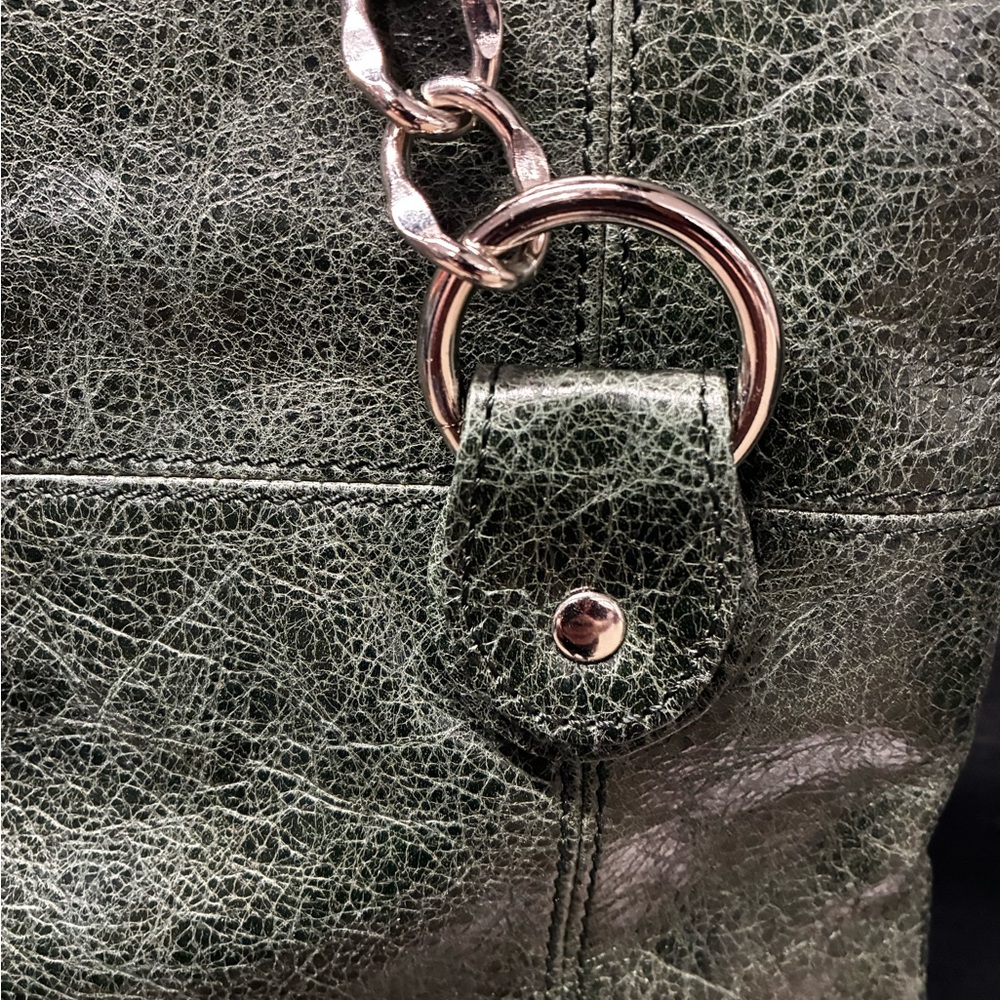 Soprano Olive Green Quilted Shoulder Bag - Picture 4 of 5